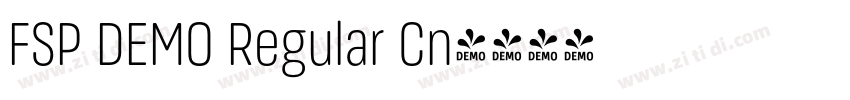 FSP DEMO Regular Cn字体转换